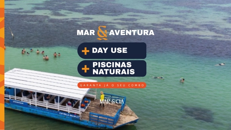 COMBO DAY USE + PISCINAS NATURAIS